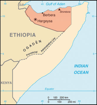 Somaliland-map