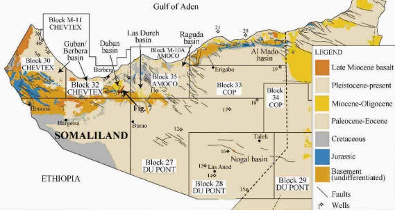 Somaliland Oil Blocks