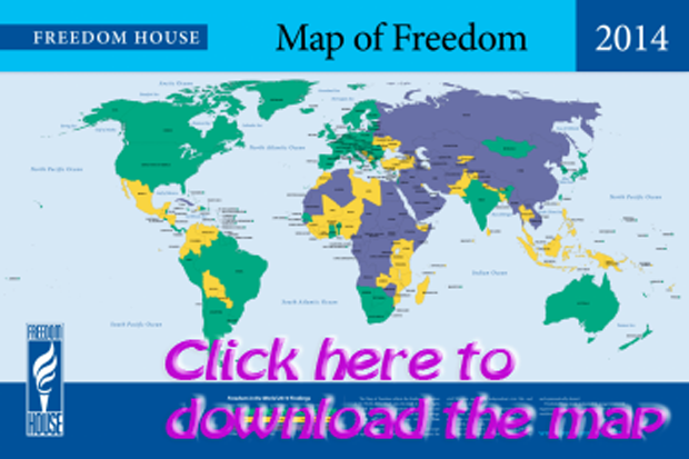 MAP OF FREEDOM